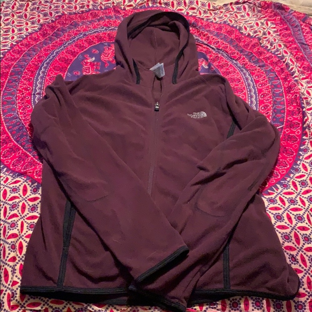 The North Face light weight fleece zip-up